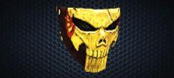 Frail Skull Gold Mask
