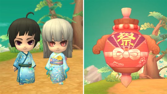 かわいい浴衣衣装や変身杖