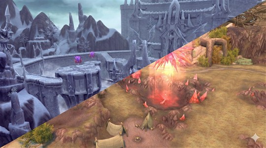 「星降りの高原」「静寂の氷原」