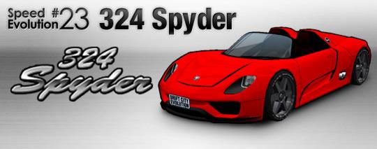 「SPEED EVOLUTION #23～324 Spyder～」実装