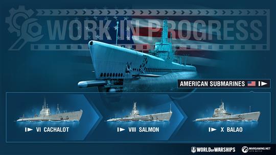 「World of Warships」潜水艦ツリーに関する今後の実装計画を発表 近日中にスーパーテストを実施予定