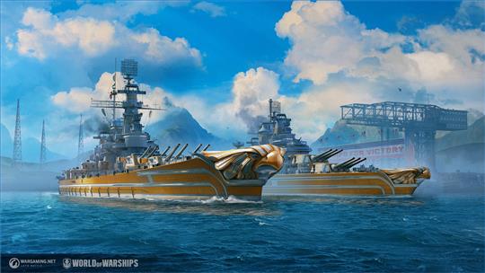 「World of Warships」アメリカ戦艦「Kansas」「Minnesota」新登場を含むアップデート「0.9.9」を本日実施