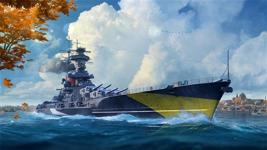 「World of Warships」ドイツの新ブランチ戦艦へのアーリーアクセスを含むアップデート「0.10.9」を本日実施