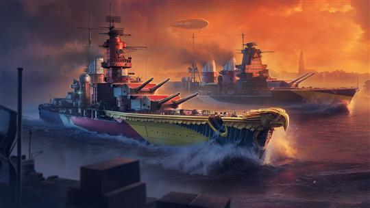 「World of Warships」ランク戦への新超艦艇追加やソ連航空母艦の正式ツリー入りを含むアップデート「0.10.10」を本日実施