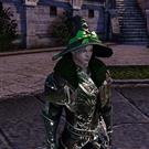 緑の魔女帽子
