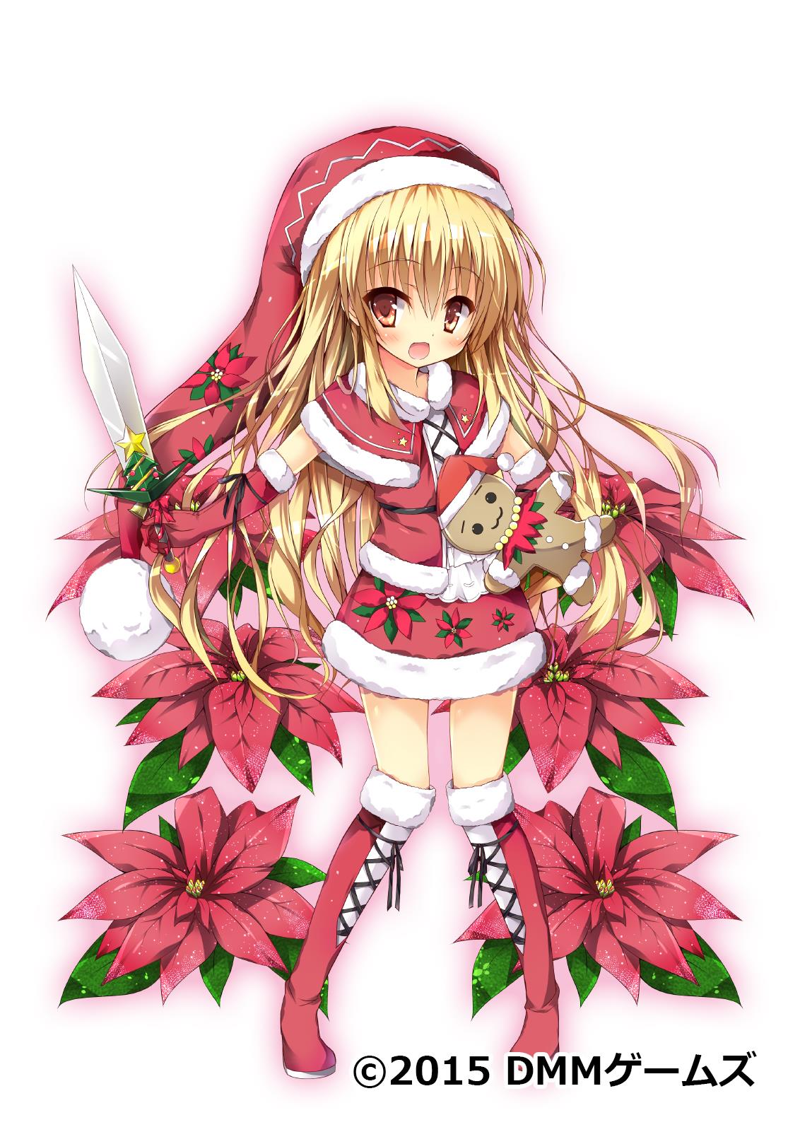 Flower Knight Girl 冬季限定イベント クリスマス フェスタ 開催や新キャラクター クリスマスローズ モミノキ ポインセチア 追加を含むアップデートを本日実施 ネトゲブックマーク