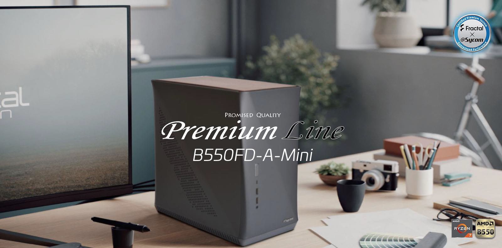 サイコム、本日よりAMD Ryzen 5000シリーズを標準搭載したMini-ITX新製品「Premium-Line B550FD-A-Mini」販売開始